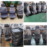 Siège de conducteur réglable en hauteur en fer pour pelle sur chenilles, compatible avec les modèles 225vs/60/55/75/215/150/245/205 -7-9S-VS 220-9s