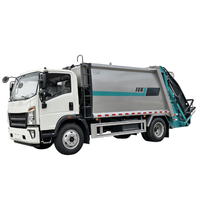 Camion à ordures compacteur à chargement arrière de 12 mètres cubes, châssis Hao-wo pour la collecte des déchets urbains