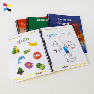 Livres d'apprentissage pour enfants à reliure spirale Alphabet Livres de coloriage pour enfants écologiques personnalisés - Product Image 1