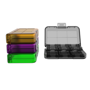 Aomiou 24-thẻ nhựa trò chơi phụ kiện trường hợp du lịch lưu trữ chủ cho thuận tiện lưu trữ và vận chuyển - Product Image 1