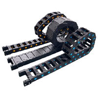 Chaîne porte-câbles en nylon de qualité export, fabriquée par DeTianhai, pour CNC, avec garantie d'un an et dimensions personnalisables