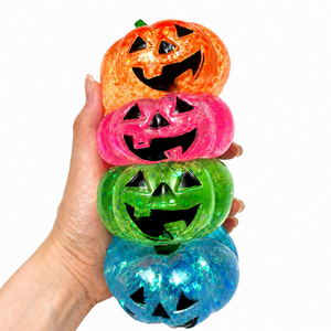 Juguete Antiestrés de Maltosa con Forma de Cabeza de Calabaza de Halloween, Juguete de Dedo Brillante, Venta al por Mayor - Product Image 4
