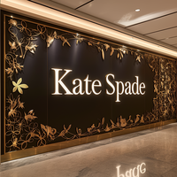 Panneau Kelly personnalisé en 3D, enseigne extérieure personnalisée, logo, signalétique, panneau en métal et acrylique, panneau lumineux 3D, panneau LED, panneau lumineux LED