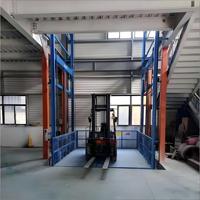 Elevador de Carga Doble para Manejo de Materiales en Almacenes, para Transporte de Mercancías y Carga en Fábricas Industriales