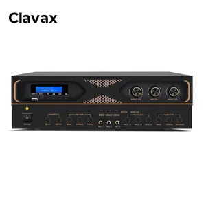 Clavax MK-500 전문 DJ 스피커 고출력 디지털 가라오케 오디오 파워 앰프 디스코 바 클럽 홈 시어터