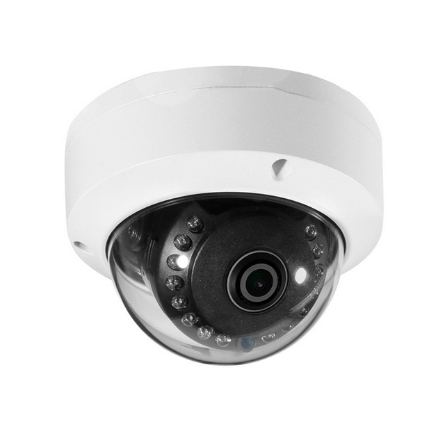 Professional Vandal Proof Motion Detection Built-in Microphone Metal Waterproof IR Night Vision Fixed Dome Security Camera
