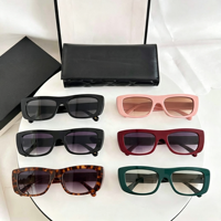 Lunettes de soleil vintage au design unique, charnière de luxe, protection UV400, monture intégrale carrée, colorées, pour femmes et hommes