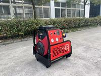 Pompe à eau portable de haute qualité de 100 m pour la lutte contre les incendies avec moteur diesel, grande pompe centrifuge à essence, emballage en boîte
