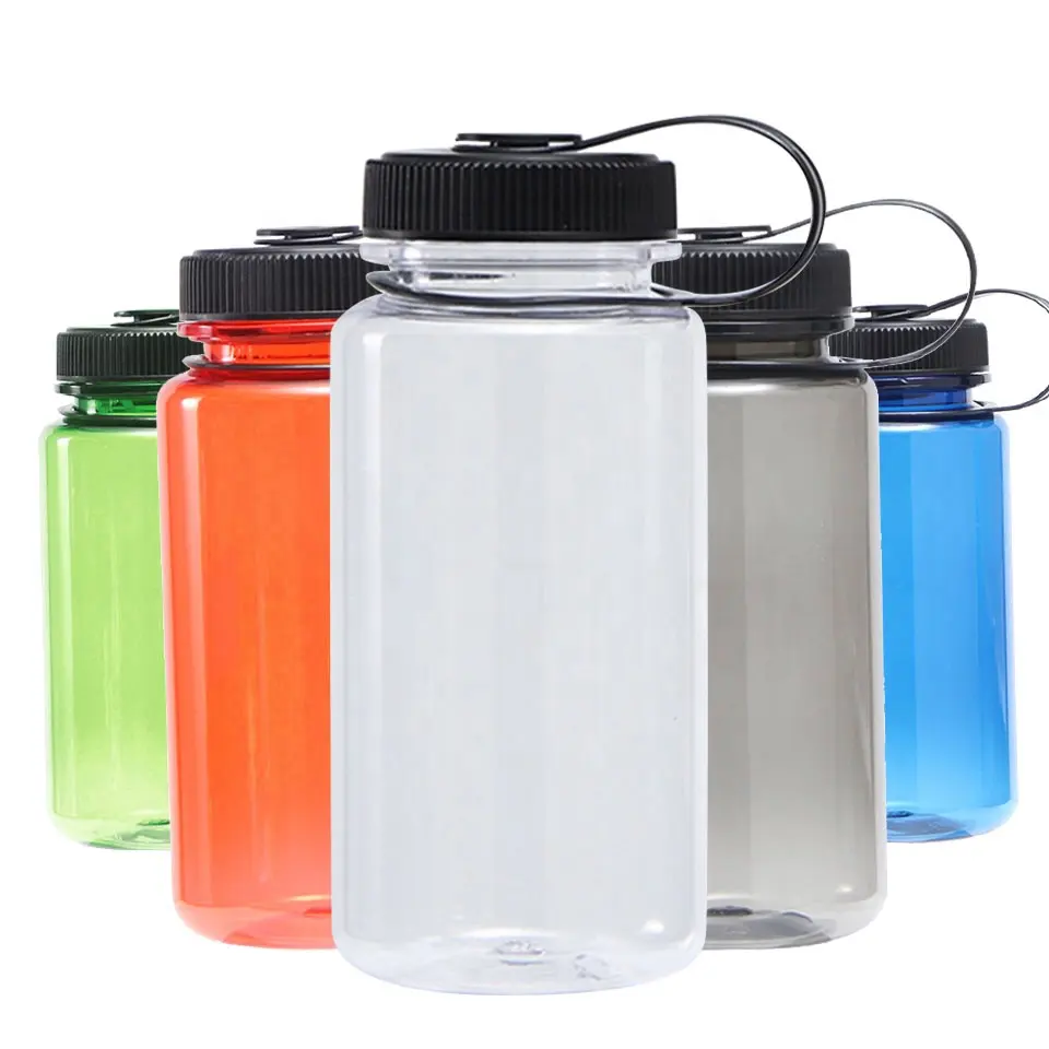 Custom Printing Source Factory Wholesale Plastic 1000Ml Water Nalgene Gym Bottle