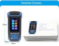 Mini OTDR portable 1310/1550nm avec prise en charge PoE RJ45, portée 60km pour FTTH et réseau d'accès