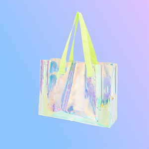 2023 High Quality Customized PVC Shopping Tote Bag Plastic Tote Bag
