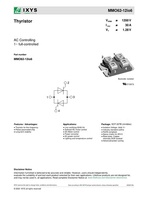 MMO62-12IO6 module thyristor SOT-227 MMO62-12IO6