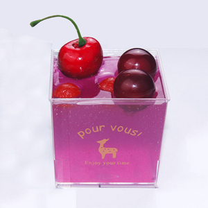 Bicchieri da dessert in <span class=keywords><strong>plastica</strong></span> usa e getta quadrati più venduti contenitori per dolci trasparenti scatola per caramelle in acrilico <span class=keywords><strong>con</strong></span> <span class=keywords><strong>coperchio</strong></span> - Product Image 2