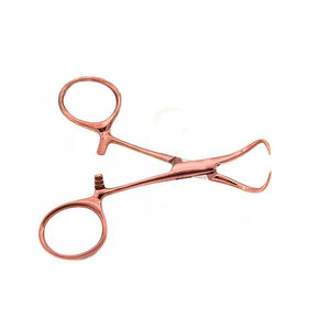 ที่หนีบผ้าเช็ดตัวแบบมือหมุนคุณภาพสูงสีโรสโกลด์ ยี่ห้อ Backhaus สำหรับผ่าตัด  OEM ที่หนีบผ้าเช็ดตัวสำหรับผ่าตัด - Product Image 5