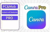Activation à vie de Lifetime Canvas Pro pour votre propre compte, invitation en ligne stable
