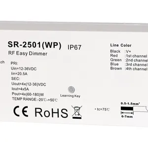 Impermeabile RF Controller 4 * 5A SR-2501N (WP)