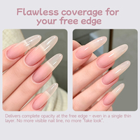 UR SUGAR OEM Professionnel 15ml Gel de Construction Lacté Lisse Sans Chaleur Crème de Construction Camouflage pour Extension d'Ongles