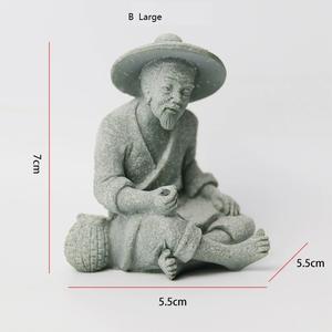 Бонсай Стайлинг финьшер человек песчаник материал высокое качество бонсай Декор рыболовная модель - Product Image 6