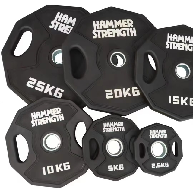 XOYOOU  Professional Fitness Competition PU Weight Plate Commercial Fitness Weight Plate