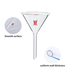 <span class=keywords><strong>Imbuto</strong></span> Chimico Triangolare in Vetro Borosilicato 3.3 <span class=keywords><strong>a</strong></span> Bocca Larga da Laboratorio CS Labglass 60MM 90MM - Product Image 3