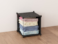 Armoire portable moderne et écologique en fer, pliable et amovible, en plastique, à monter soi-même, meuble combiné pour la maison