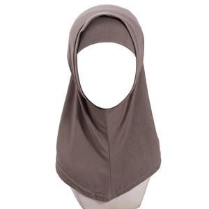 ชุดเด็กสองชิ้น หมวกทรงหลอด ฮิญาบสำเร็จรูป และฮิญาบยาวผ้าฝ้ายผสมโมดอล พร้อมหมวกซับใน - Product Image 1