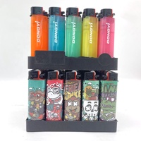 Vente en gros Briquet à gaz jetable en plastique avec logo personnalisé Briquet à bougie personnalisé pour le camping et le Cigarettes-J26 Fabricant