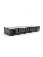 YESEEDER Prise de courant industrielle PDU 4 ports 10A 230V avec prise en charge Telnet/SNMP/MQTT pour rack de serveur