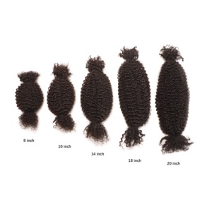 Kinky Texture Braiding Hair Locks Naturel Wholesale Human Meches Easy to Bleach and Dye - Product Image 2