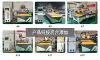 Routeur CNC ATC haute performance certifié CE avec table à vide pour la découpe et la gravure du bois, du contreplaqué et du MDF