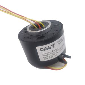 12mm leitfähiger Schleifring mit 5A Kollektor ring Hohlwelle Rotierende Draht kontakte Elektrische Kontakte und Kontakt materialien - Product Image 1