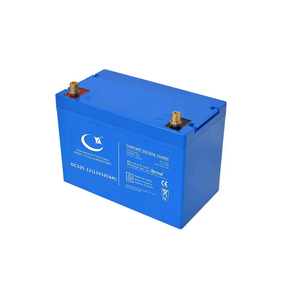 AGM Deep Cycle Batterie DC105-12 Gruppe 27 Solar batterien 12V 105Ah