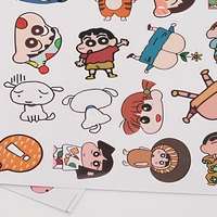 Trendige japanische Cartoon-Aufkleber für Handyhüllen, lustige Emoticon-Sticker für ästhetische Dekoration