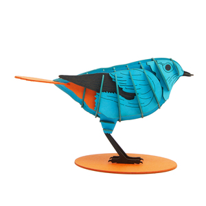 CUPUZ <span class=keywords><strong>Kit</strong></span> de modélisme 3D en papier, modèle d'oiseau Plumeux ecreux (Plumbeus Water-Redstart) pour les cadeaux de fête d'anniversaire des enfants, les récompenses scolaires, les cadeaux et la piñata - Product Image 3