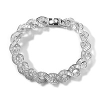 Bracelet spirale ADN vintage Hip Hop 10 mm, en cuivre et zircon, style Iced Out, bijoux bling-bling, vente en gros pour anniversaire