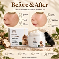 Crème Visage Rénovatrice à la Truffe Blanche Fermentée, Niacinamide et Acide Hyaluronique – Hydratante, Éclaircissante, Raffermissante et Réparatrice de Barrière Cutanée