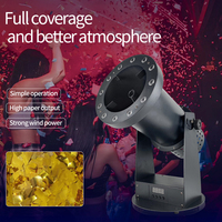 DMX LED elektrik Remote Control 1200W, mesin pesta Aluminium pernikahan Jet kering es Confetti meriam warna-warni Jet kertas untuk acara