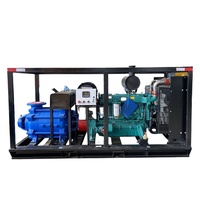 Pompe à eau centrifuge haute pression Voda HC200-50 en fonte, moteur diesel 200 cm³, OEM, drainage, irrigation, prévention des inondations