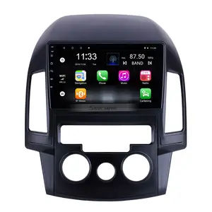 Rádio Do Carro 9 polegada Android 13.0 HD Touchscreen Para 2009 Hyundai I30 LHD MANUAL AC Sistema De Navegação GPS