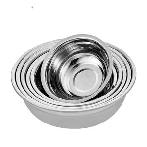 2022ร้อนขายขายส่งครัวซุปชามเสิร์ฟสลัดชามผสมสแตนเลสขัดเกาหลีชามสลัด - Product Image 1