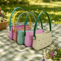 Sac à main personnalisé avec logo, sac de plage classique en gelée, sac à bandoulière pour femme, sac léger tendance en caoutchouc EVA, vente en gros d'usine de sacs à main