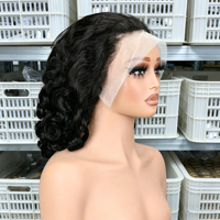 Perruque sans colle HD 13x4 en dentelle, cheveux naturels bouclés, vierges, brésiliens, vietnamiens, à prix abordable