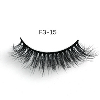 Yccf3-faux-cils en fibre de vison, style vegan, vente en gros, accessoire de maquillage pour les yeux