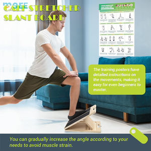 SeeMore Sélection Exercice Squat Physiothérapie Mollet Étirement Réglable Portable Inclinaison En Bois Planche Inclinée - Product Image 4