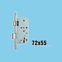 Serrure de porte de chambre pour usage domestique, ensemble de serrures universelles pour portes en bois d'intérieur, sans perçage, poignée de porte réglable