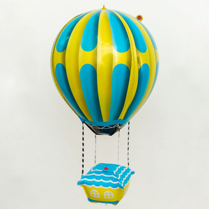 Globo de aire caliente Foil Mylar Globo de helio para boda Cumpleaños Decoración de cumpleaños para niños Globos de helio 4D - Product Image 3