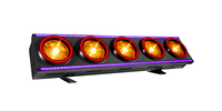 Équipement d'éclairage de scène Led de haute qualité Dmx 1000W ambre LED panneau de surface lumière matricielle aveugle avec anneau rvb pour DJ