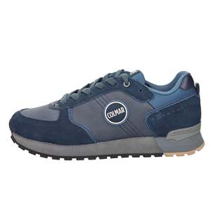 Sneakers da Uomo Colmar Travis Boots Blu con Suola Spessa - Product Image 1
