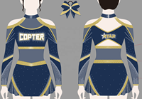 Robe à manches en tissu OEM, uniforme de cheerleading professionnel orné de strass étincelants, avec logo et nœud gratuits
