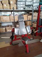 Máquina de prensado de bíceps, equipo de gimnasio comercial, placa de entrenamiento, rizador, Iso-lateral